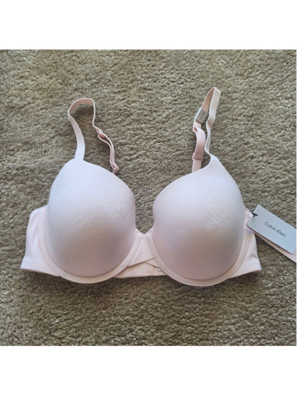 Calvin Klein Pink Perfectly Fit Lightly Lined T-shirt Bra 32DD